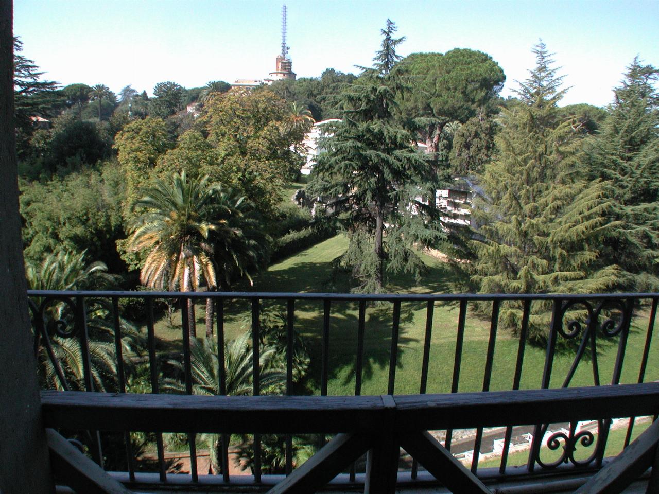 Papal gardens, seen from walk to Sistine Chapel