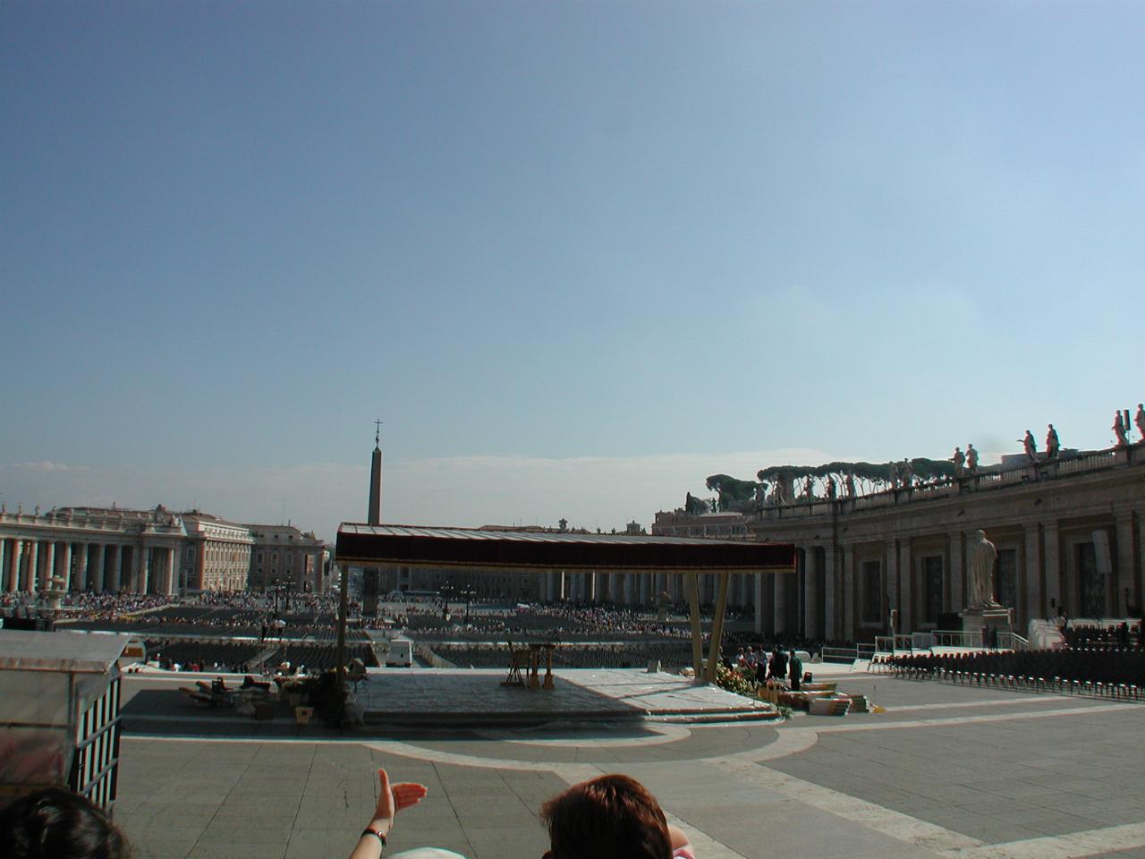 St. Peter's Square, from front of Basilica