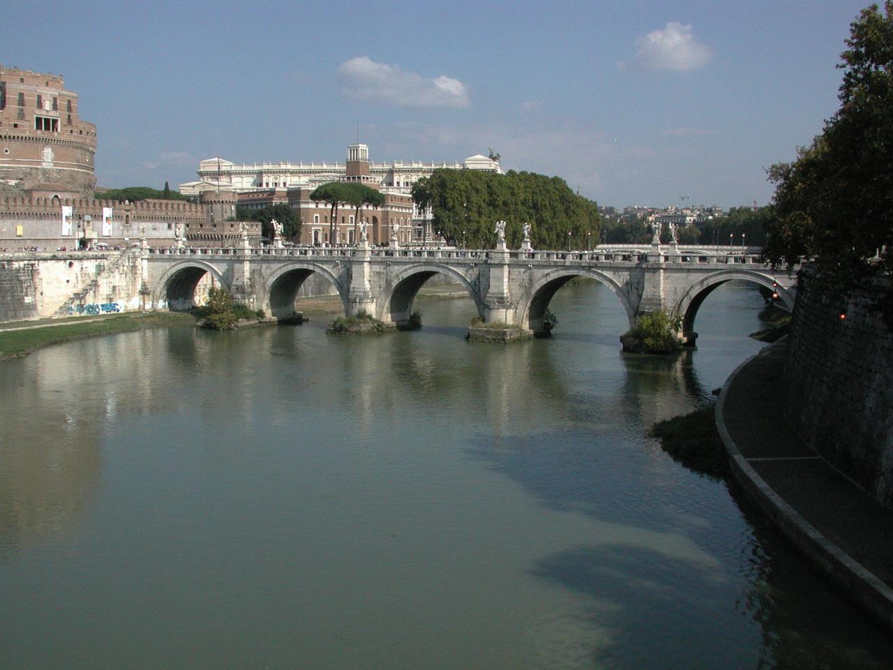 Sant'Angelo Bridge over Tiber