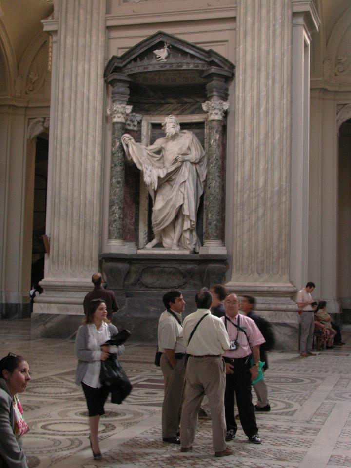 One of the Twelve Apostle Statues in St. John Lateran