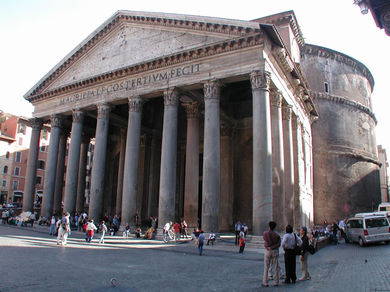 Pantheon, originally a pagan temple