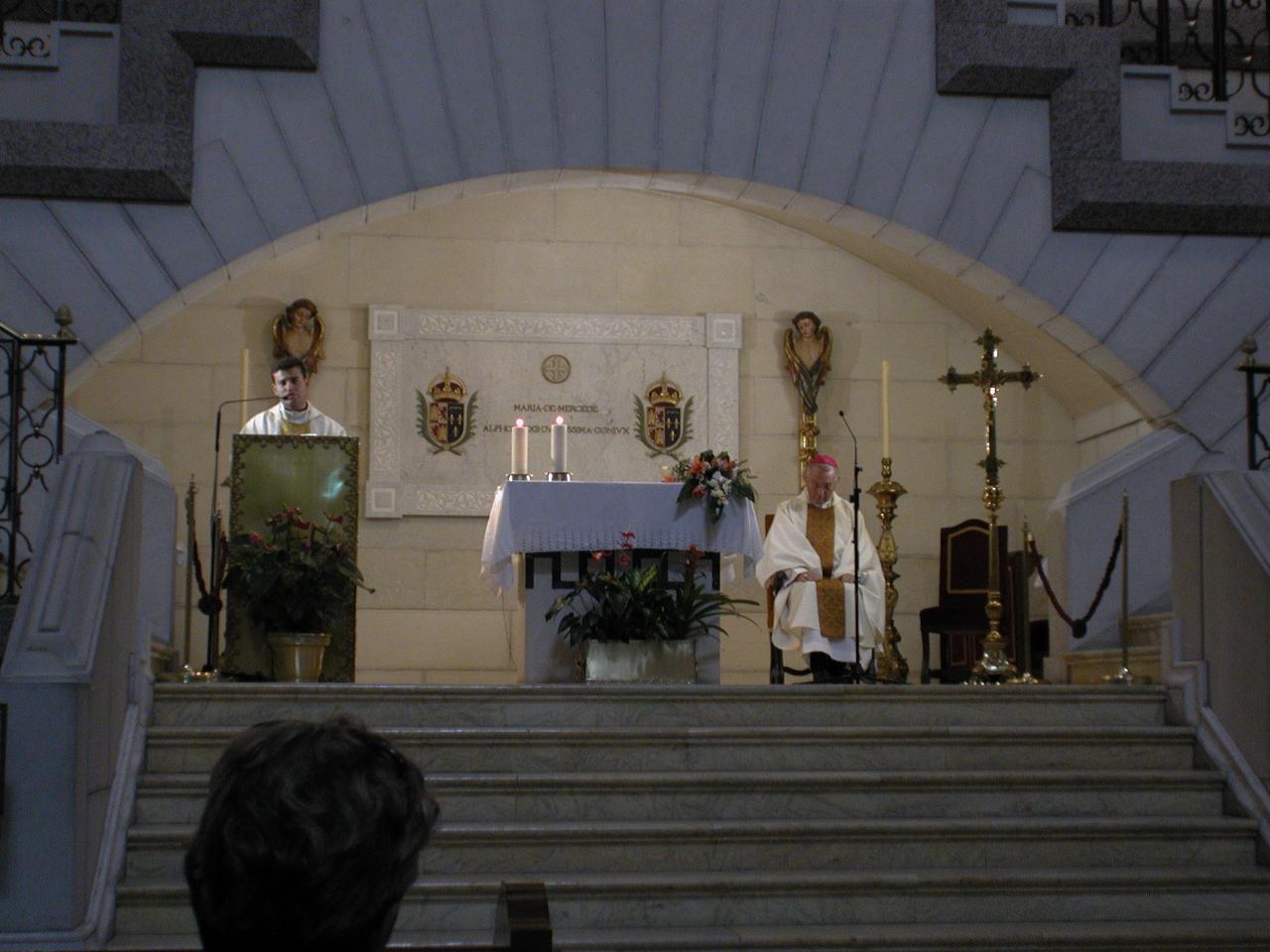 Mass at Almudena Cathedral, Madrid