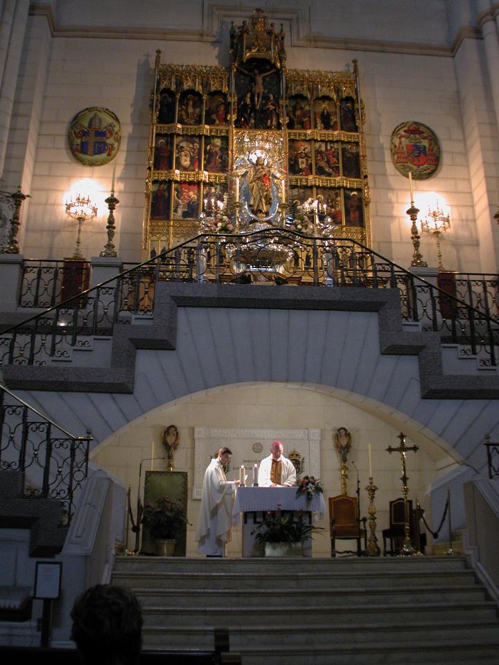 Mass at Almudena Cathedral, Madrid