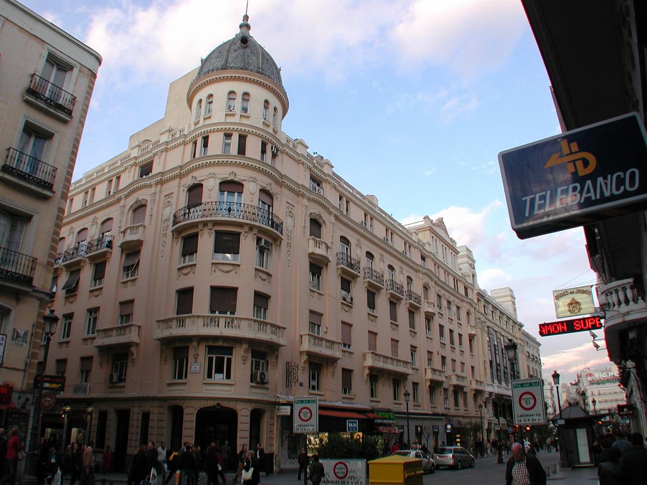 18th century Madrid architecture and street scenes