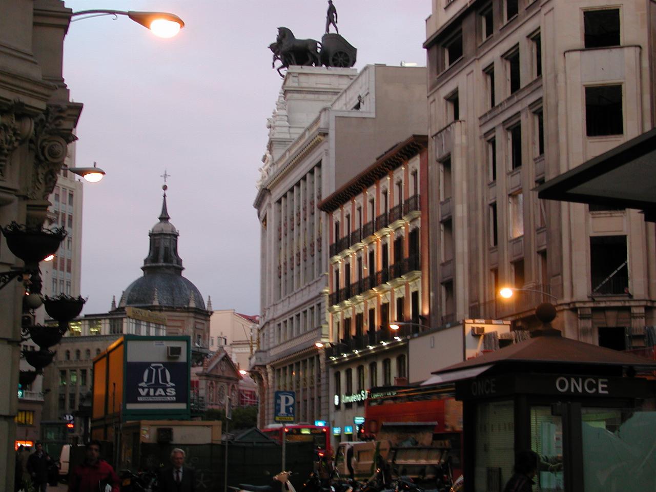 18th century Madrid architecture and street scenes