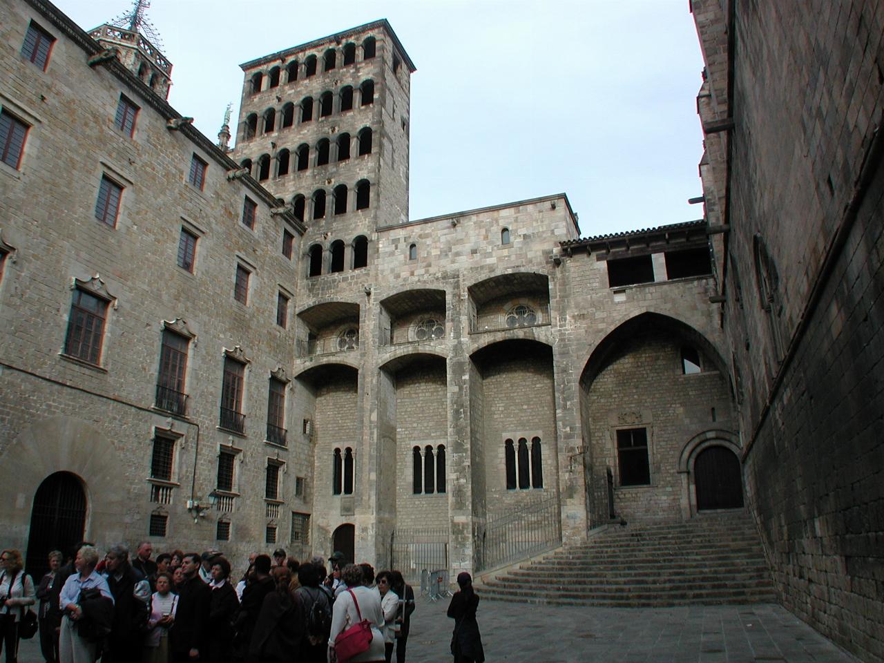 Palau Reial Major, where Columbus reported to Isabella & Ferdinand