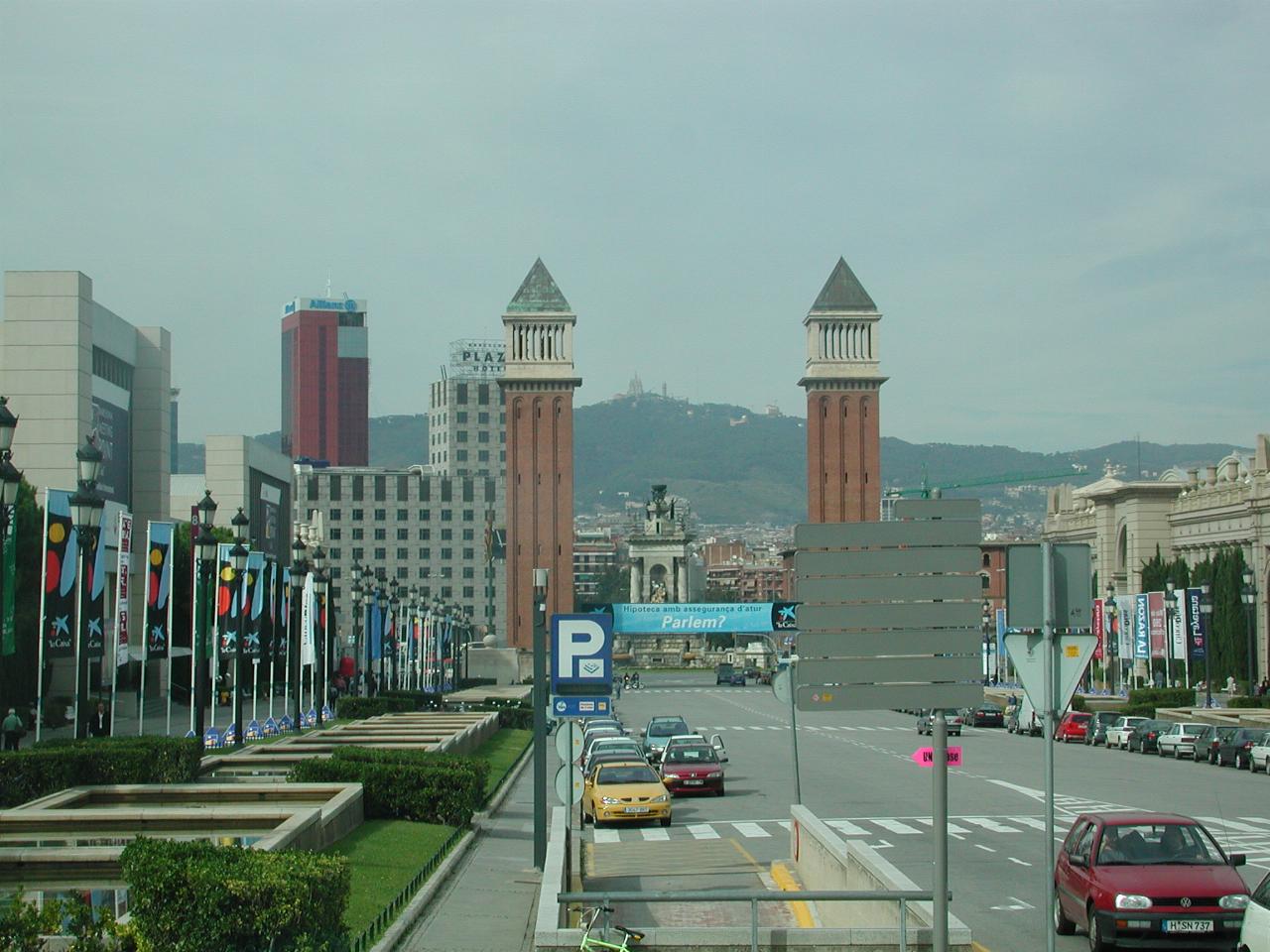 Campanile spires modelled after the famous one in Venice