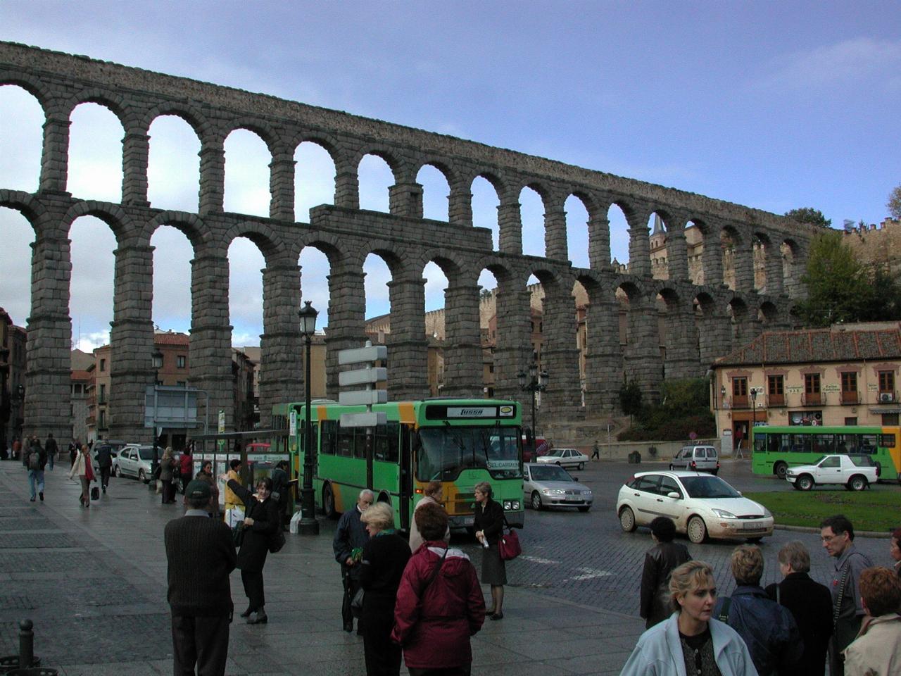 Roman viaduct/aqueduct at Segovia