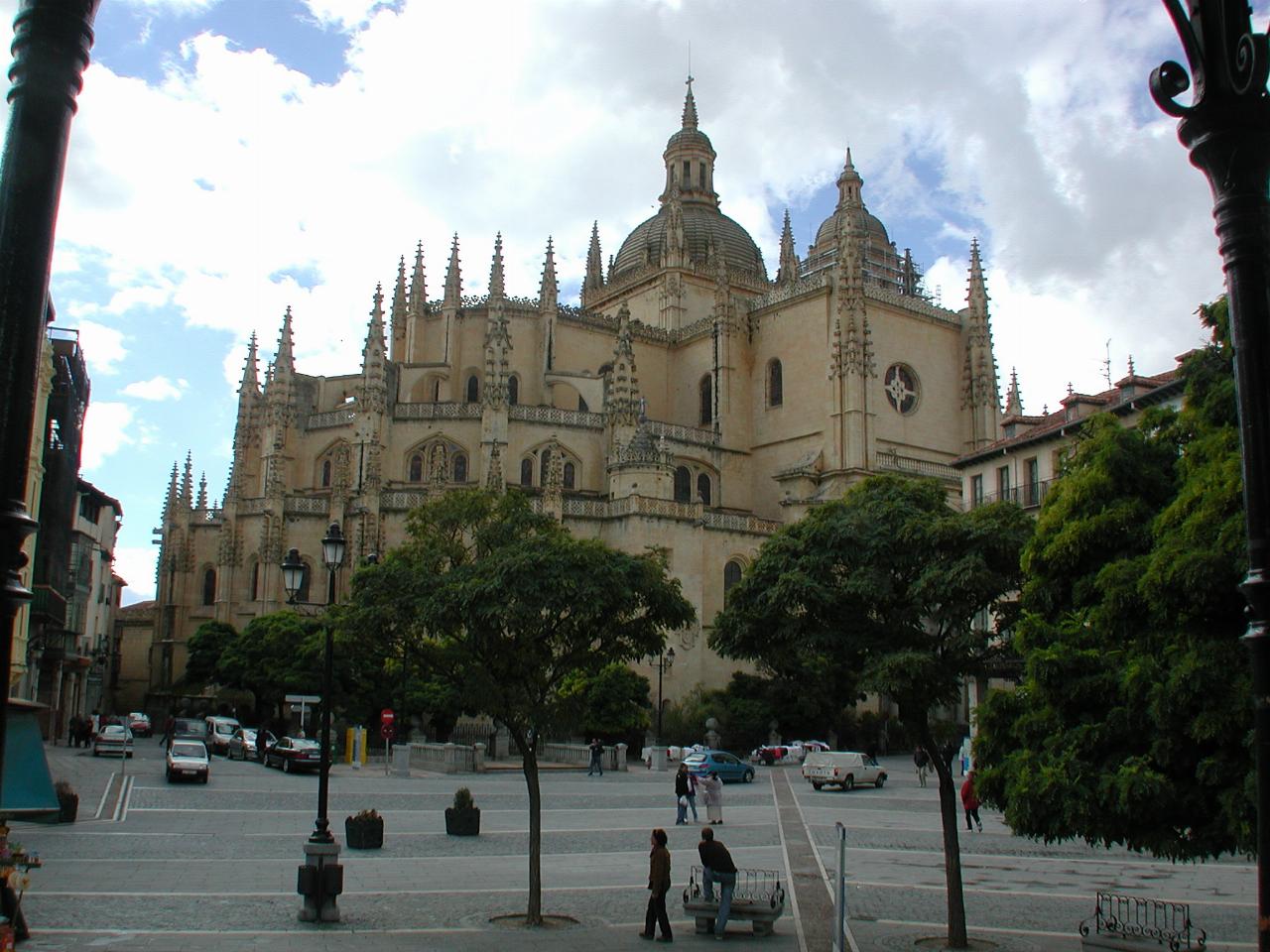 Segovia cathedral, undergoing restoration