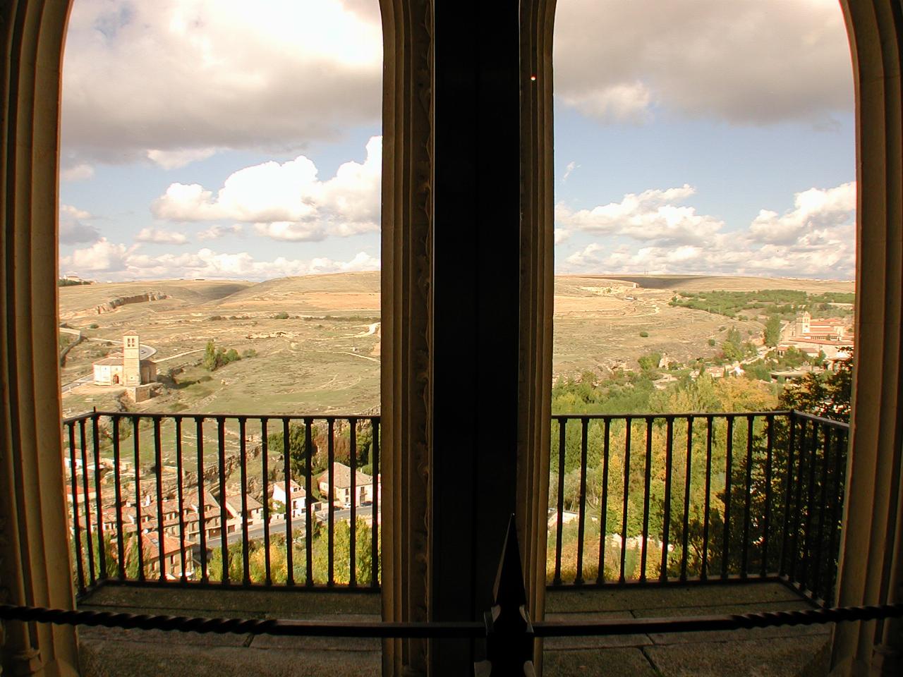 View from Alcazar de Segovia Galley Chamber, including 