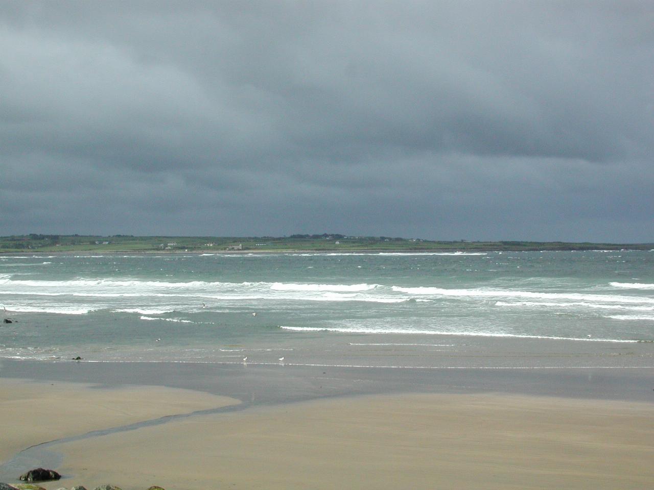 Looking across the entrance of Ballysadare Bay from Standhill
