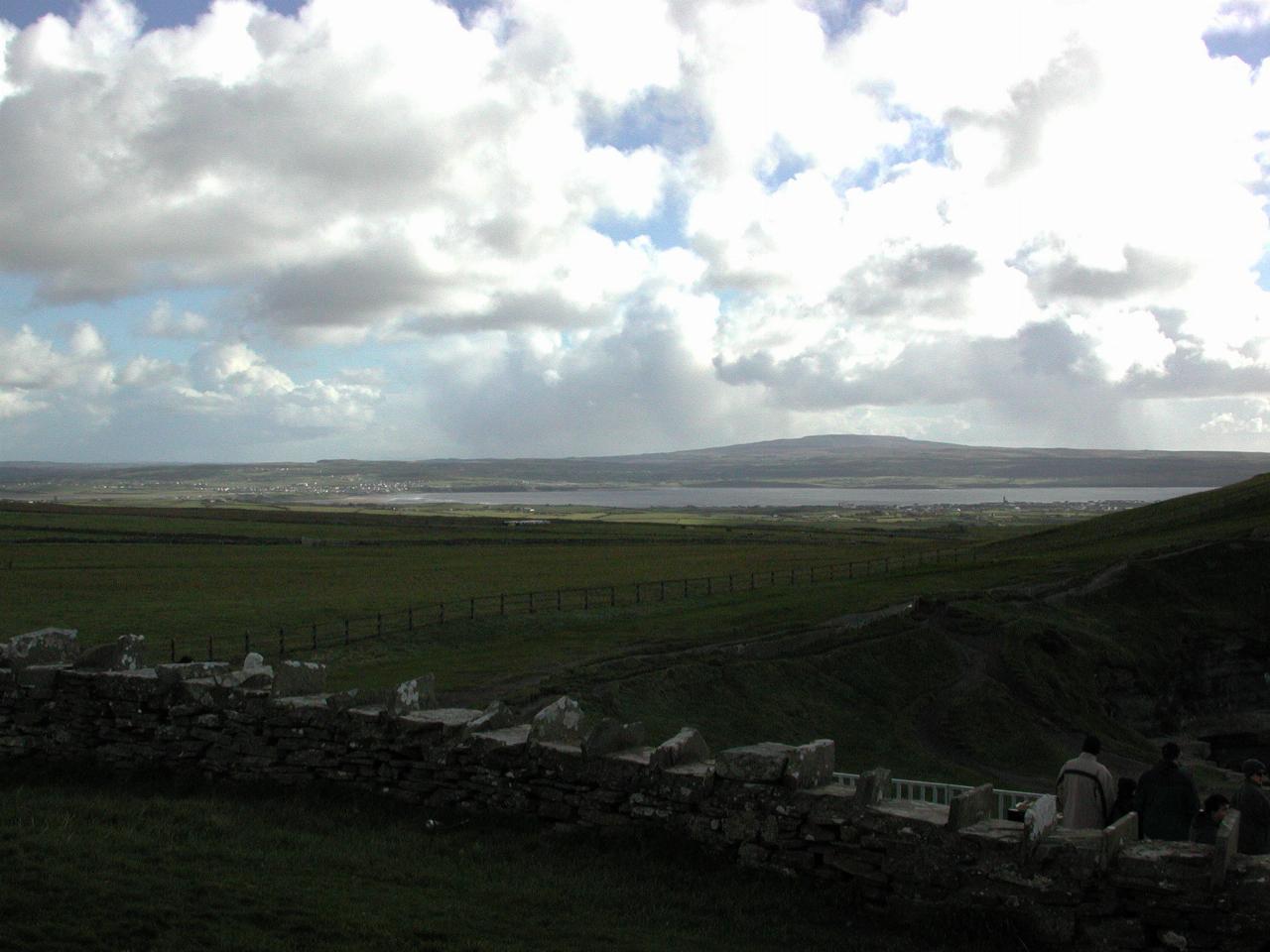 View over Liscannor Bay from Cliffs of Moher