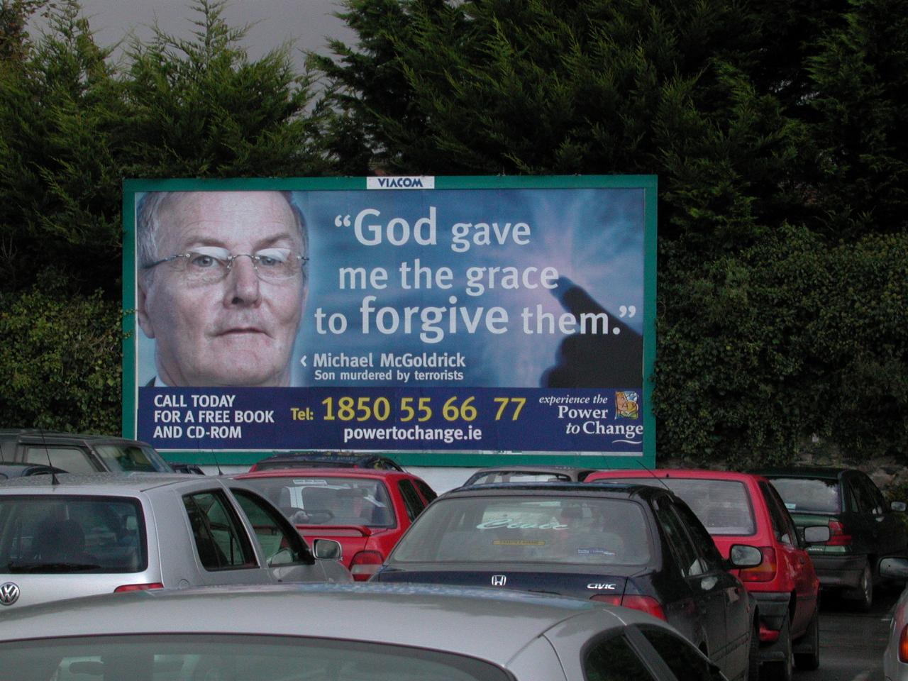 Billboard in Killarney
