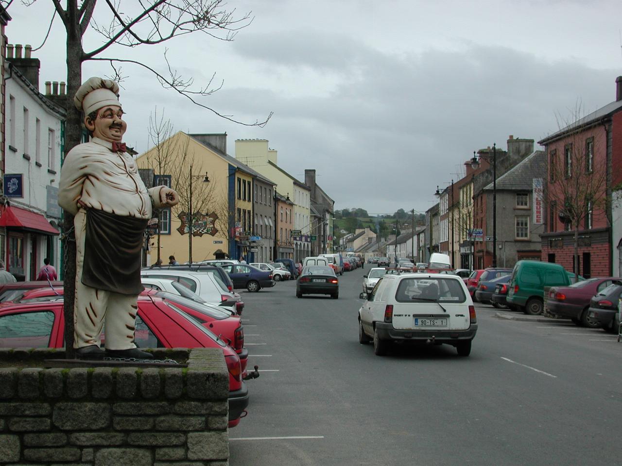 Looking south on main street of Tallow