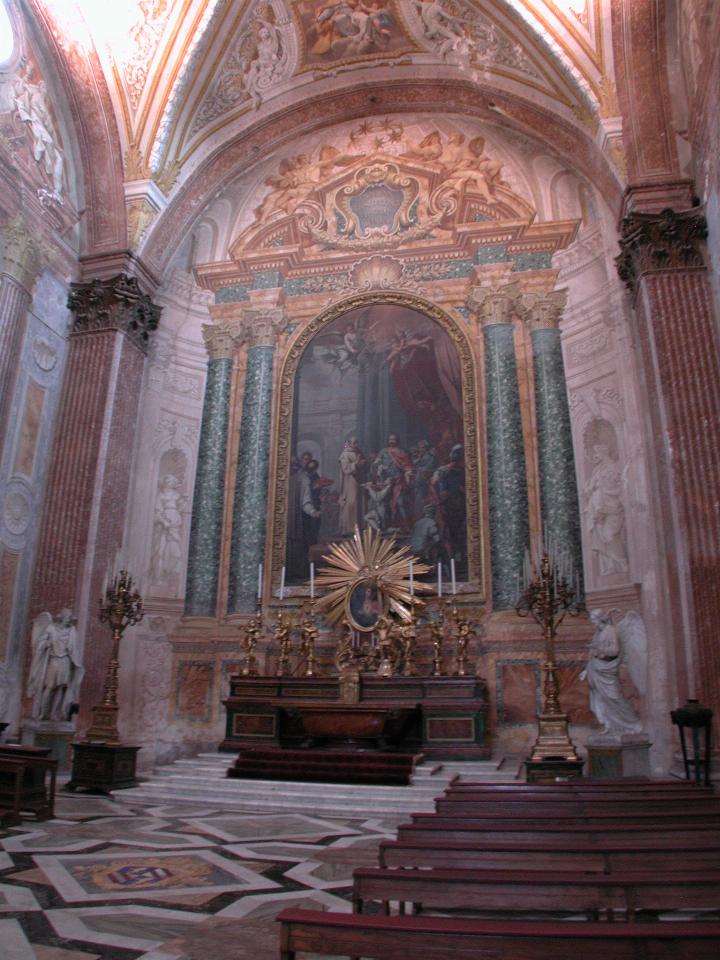 Another glorious altar in S. Maria Degli Angeli