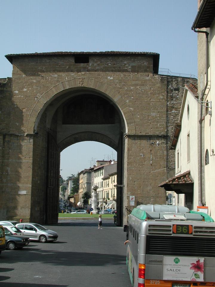 Old Roman Gate south of River Arno, Florence