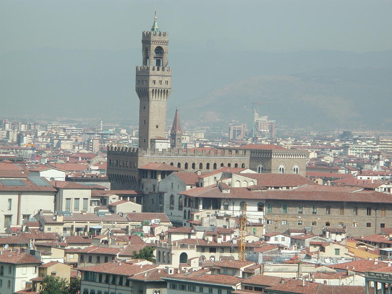 Palazzo Vecchio from Piazzale Michelangelo