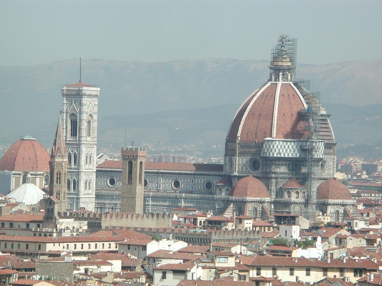 Duomo, Campanile and Baptistry from Piazzale Michelangelo