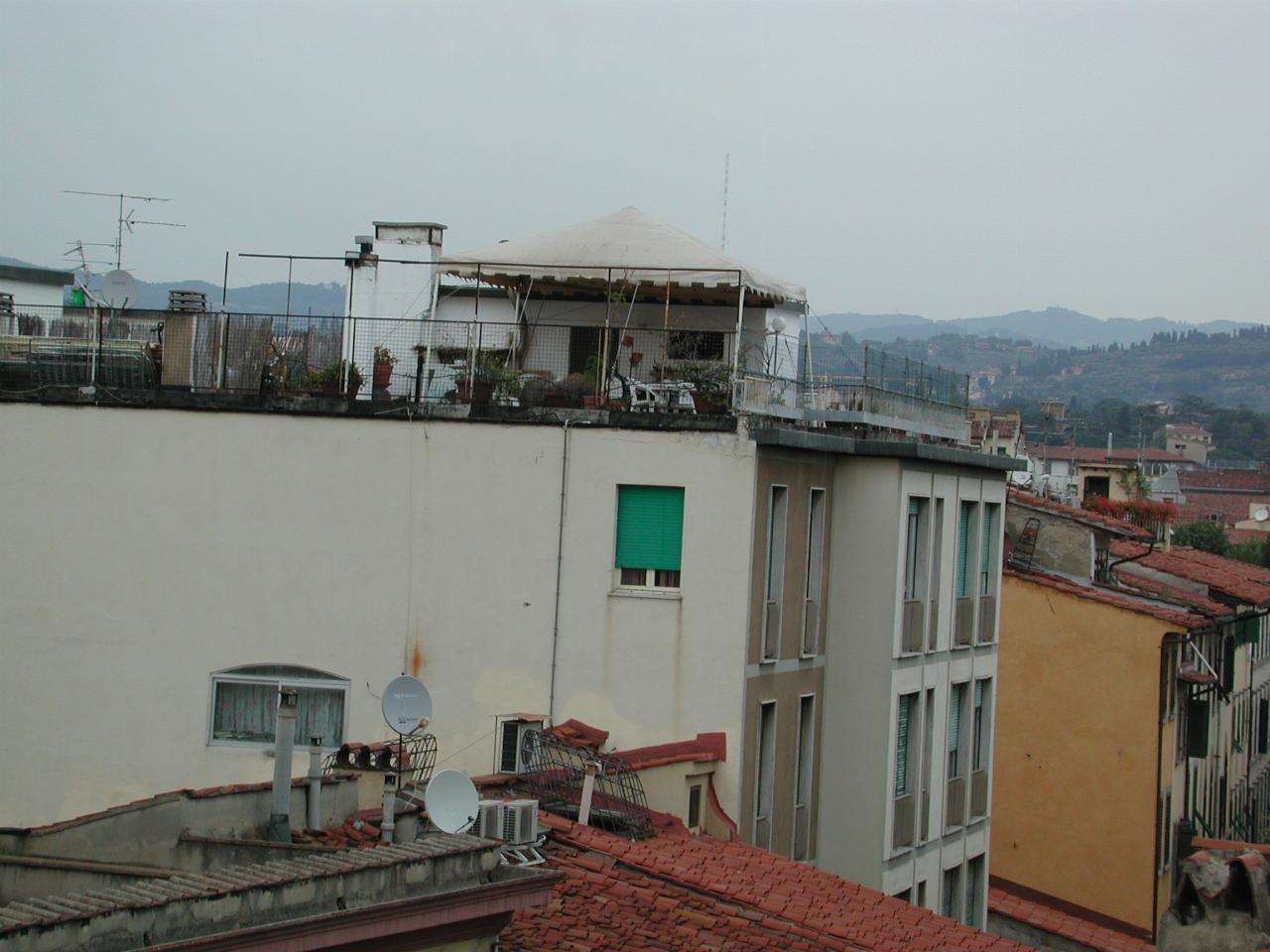 Another view from my hotel room; a rooftop garden