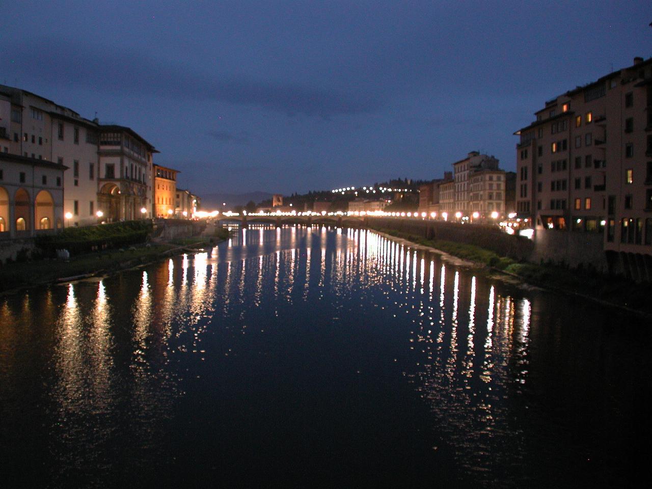 River Arno, as seen from Ponte Vecchio