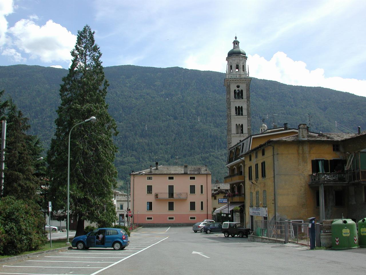 Tirano, in the mountains north of Monza/Milan