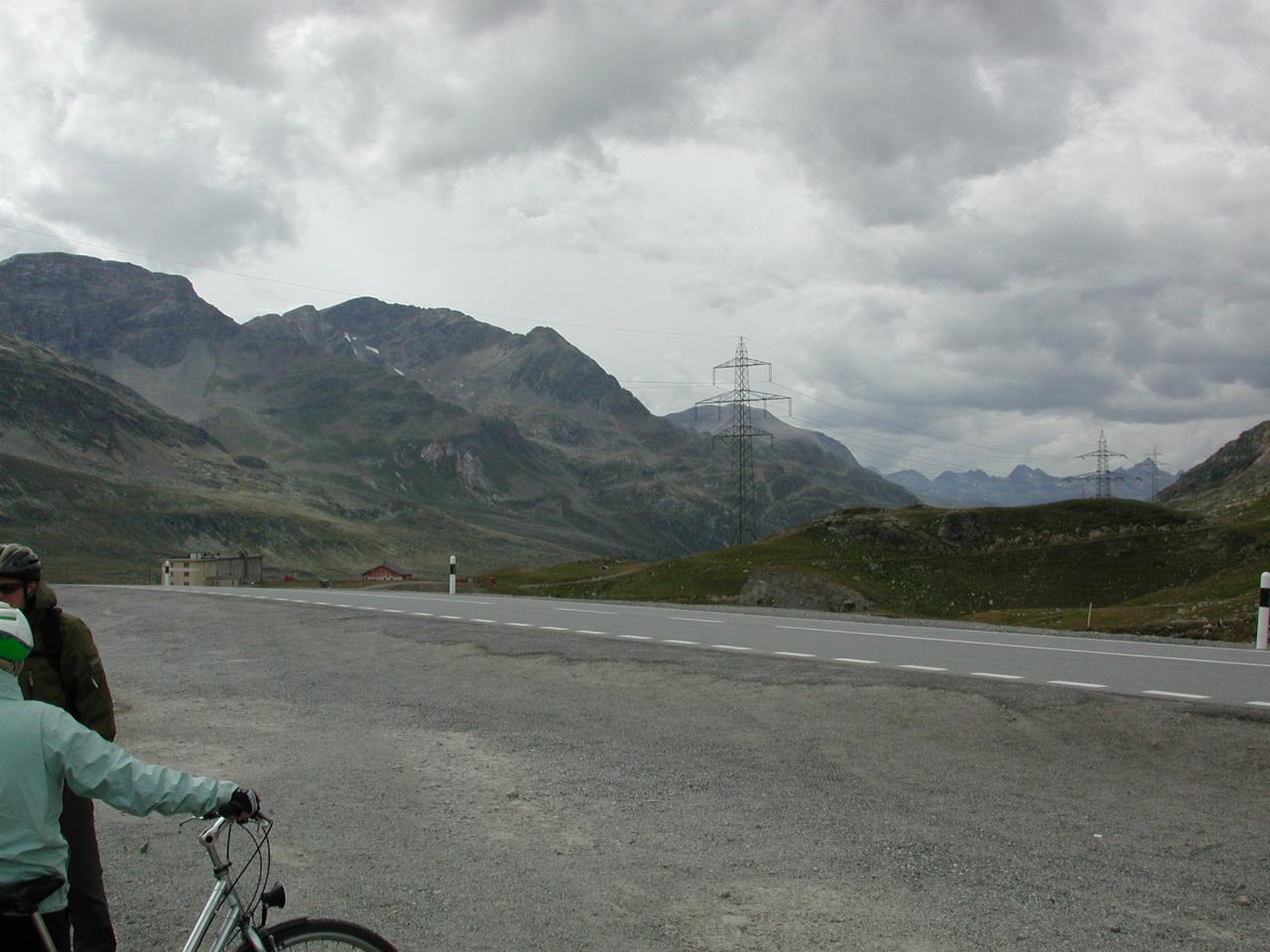 Looking roughly north further into Switzerland on Bernina Pass