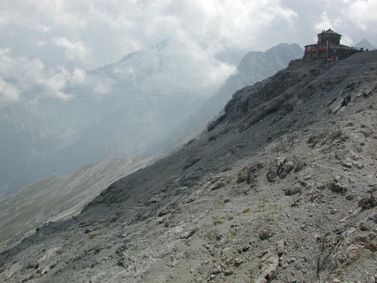 At Stelvio Pass, the buildng is called 