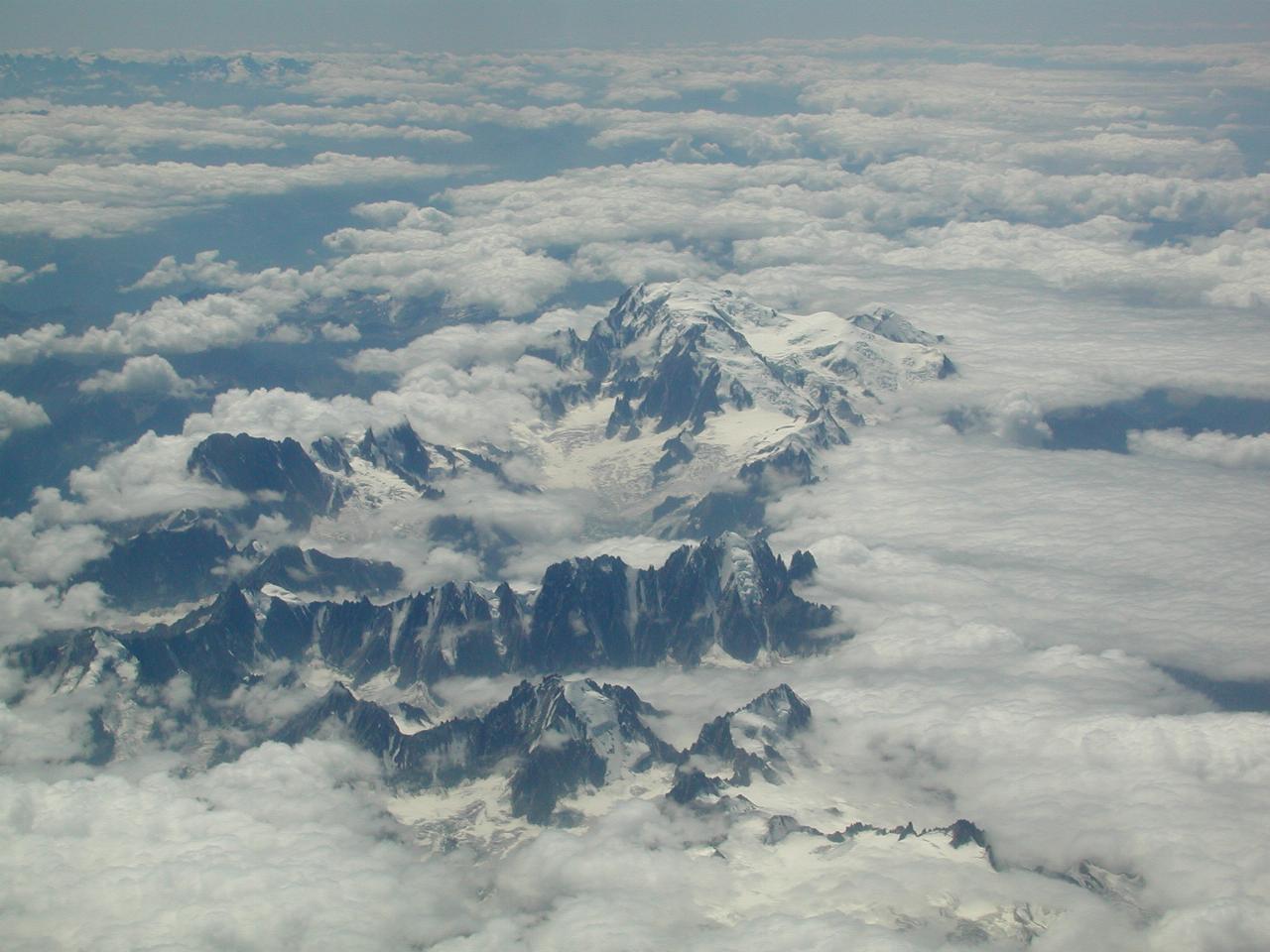 The Alps on the flight back to Toronto