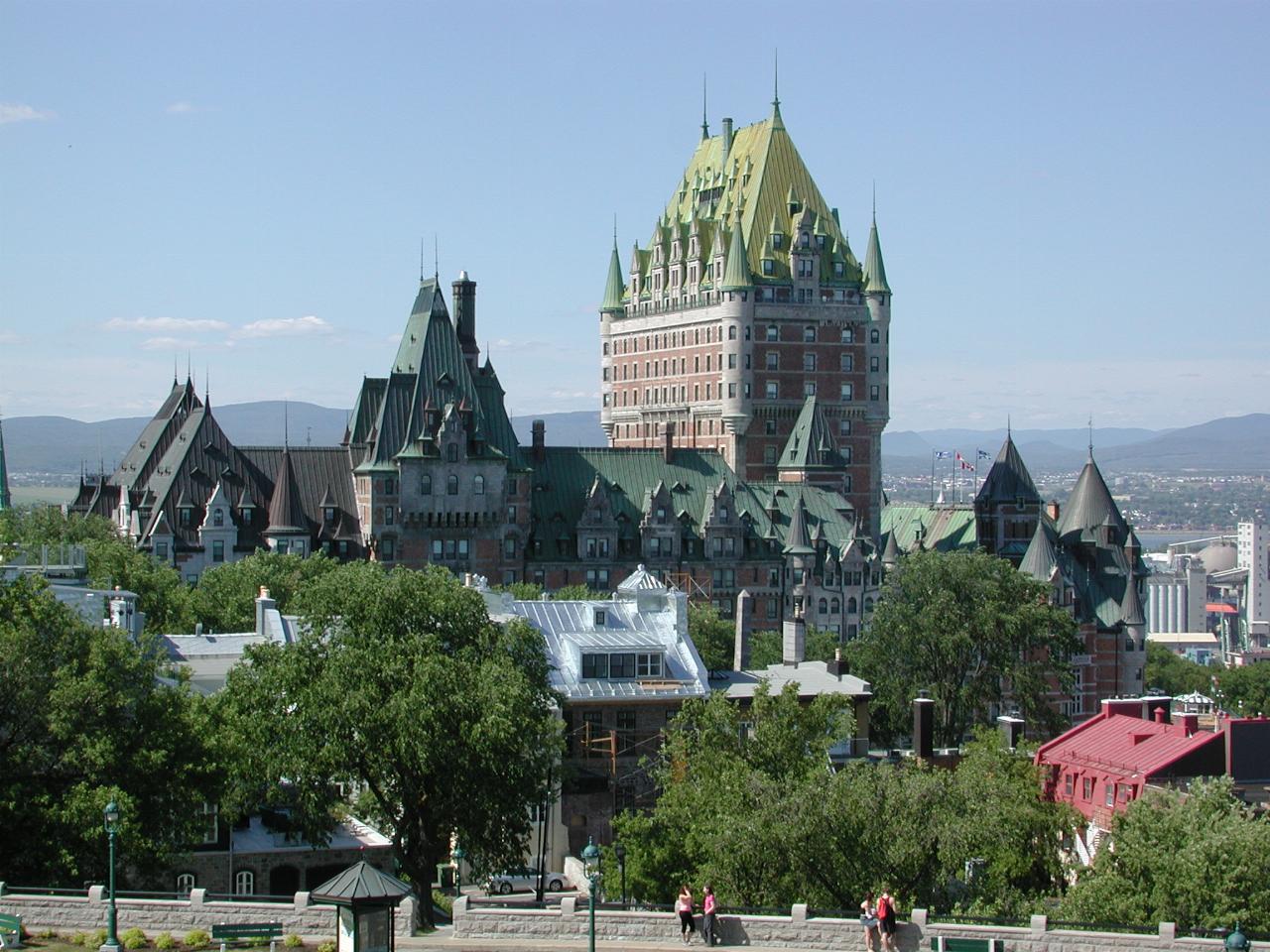 Chateau Frontenac, as seen from Citadel