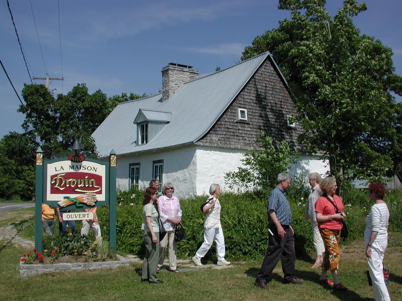 An early home, open for inspection, on Île d'Orleans