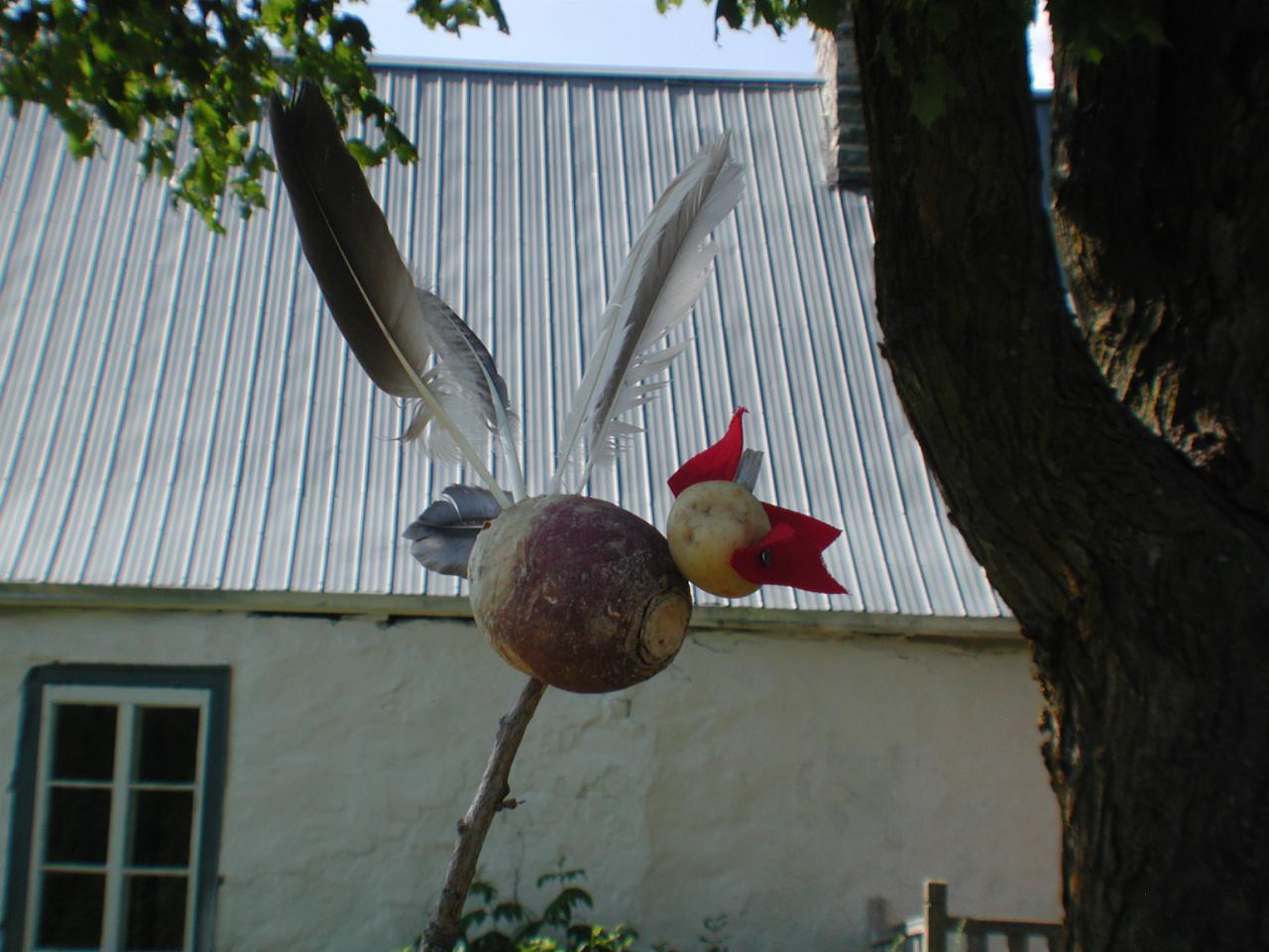 Scarecrow in the garden