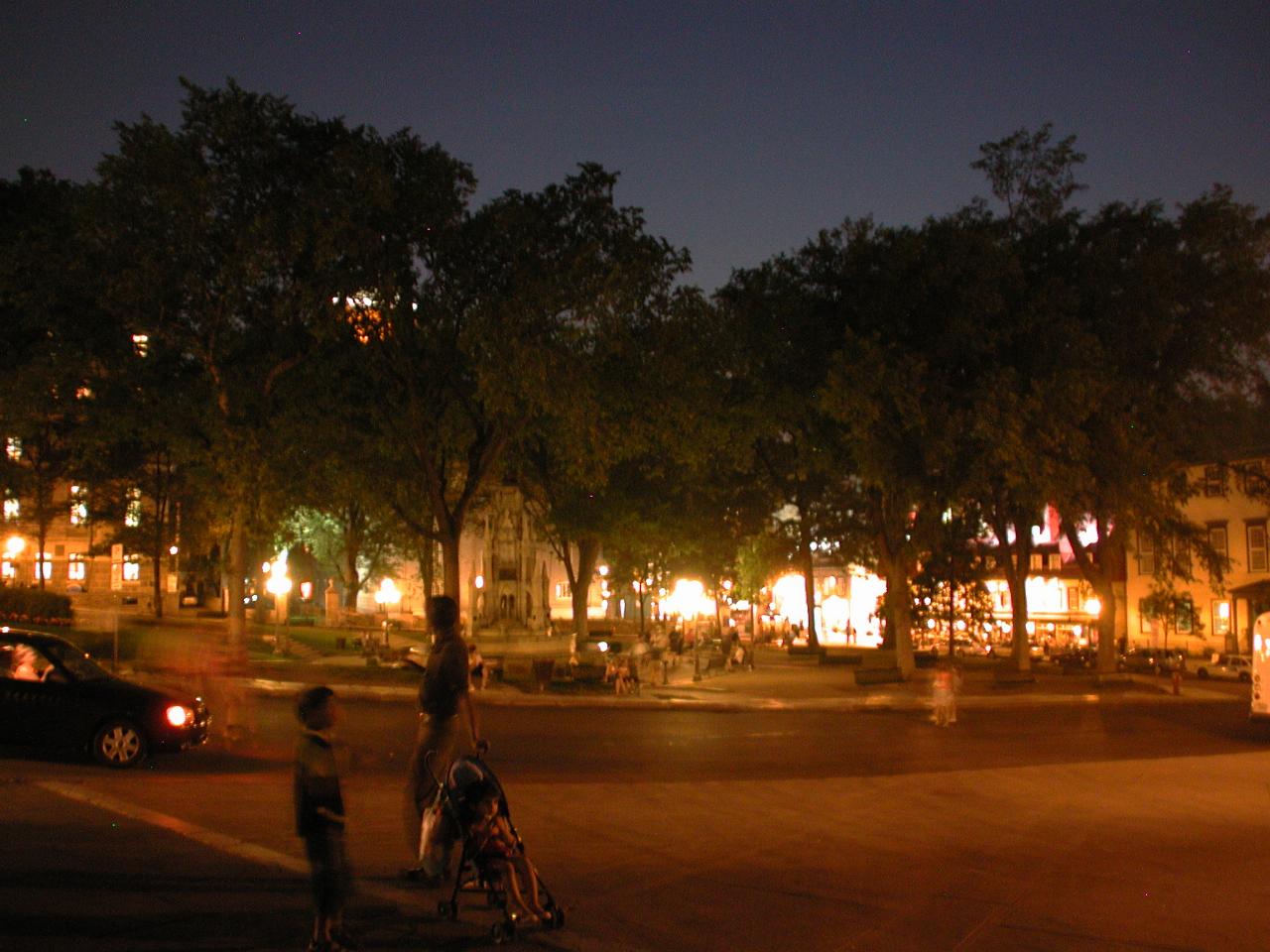 Place d'Armes at night