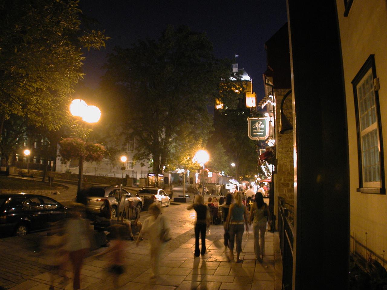 Rue St. Anne,  looking towards Cathedral of the Holy Trinity