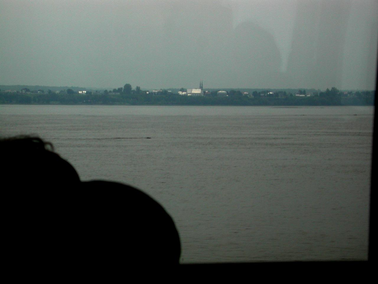 View of St. Lawrence River, on 
