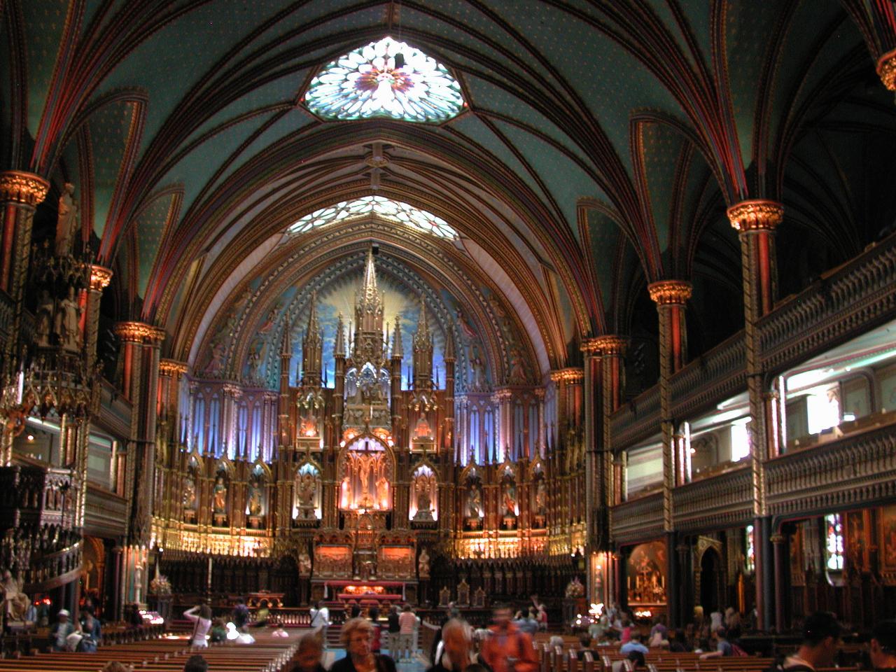 Isle of Basilica of Notre Dame of Montreal