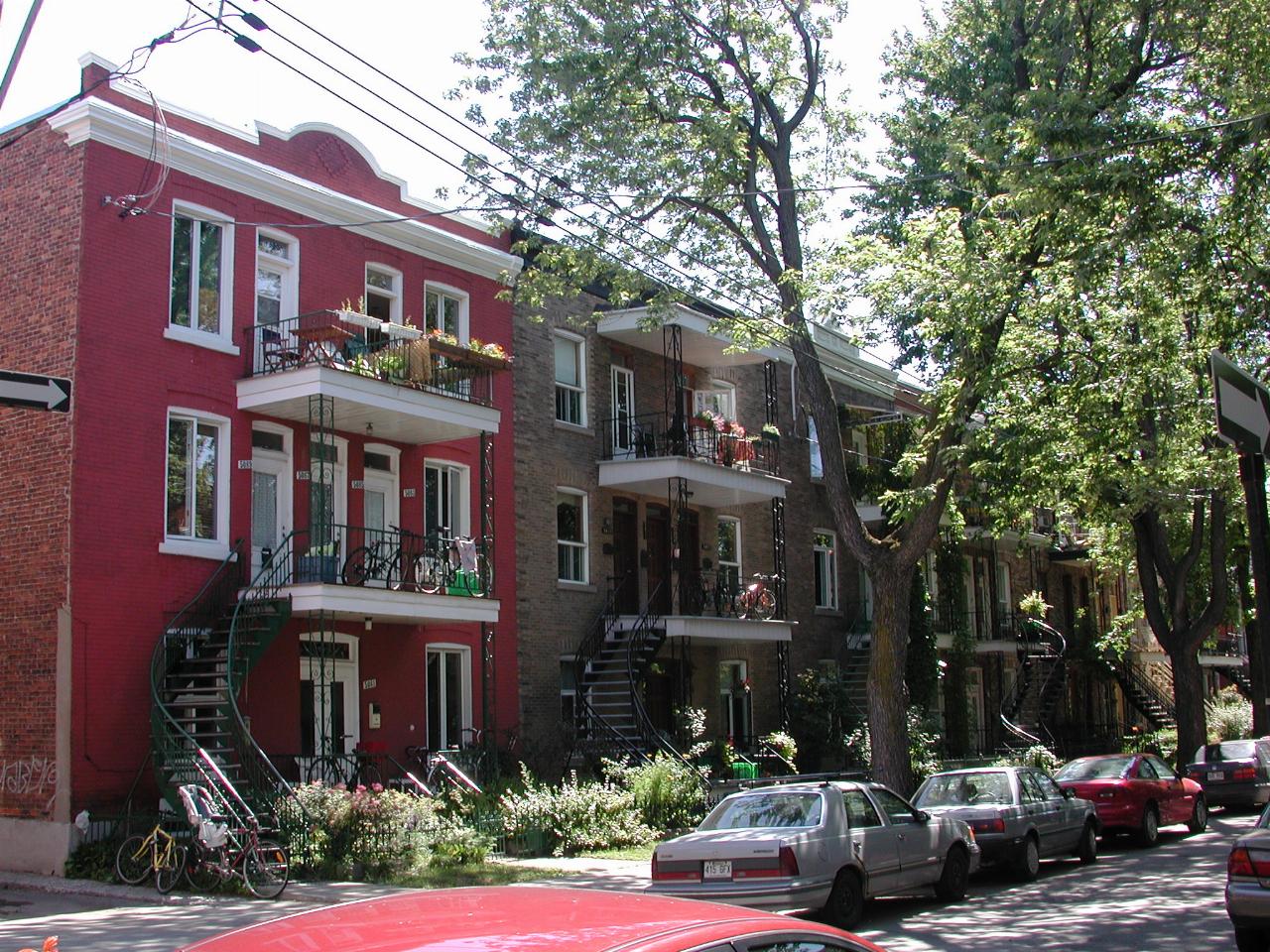 Another typical suburban Montreal street scene