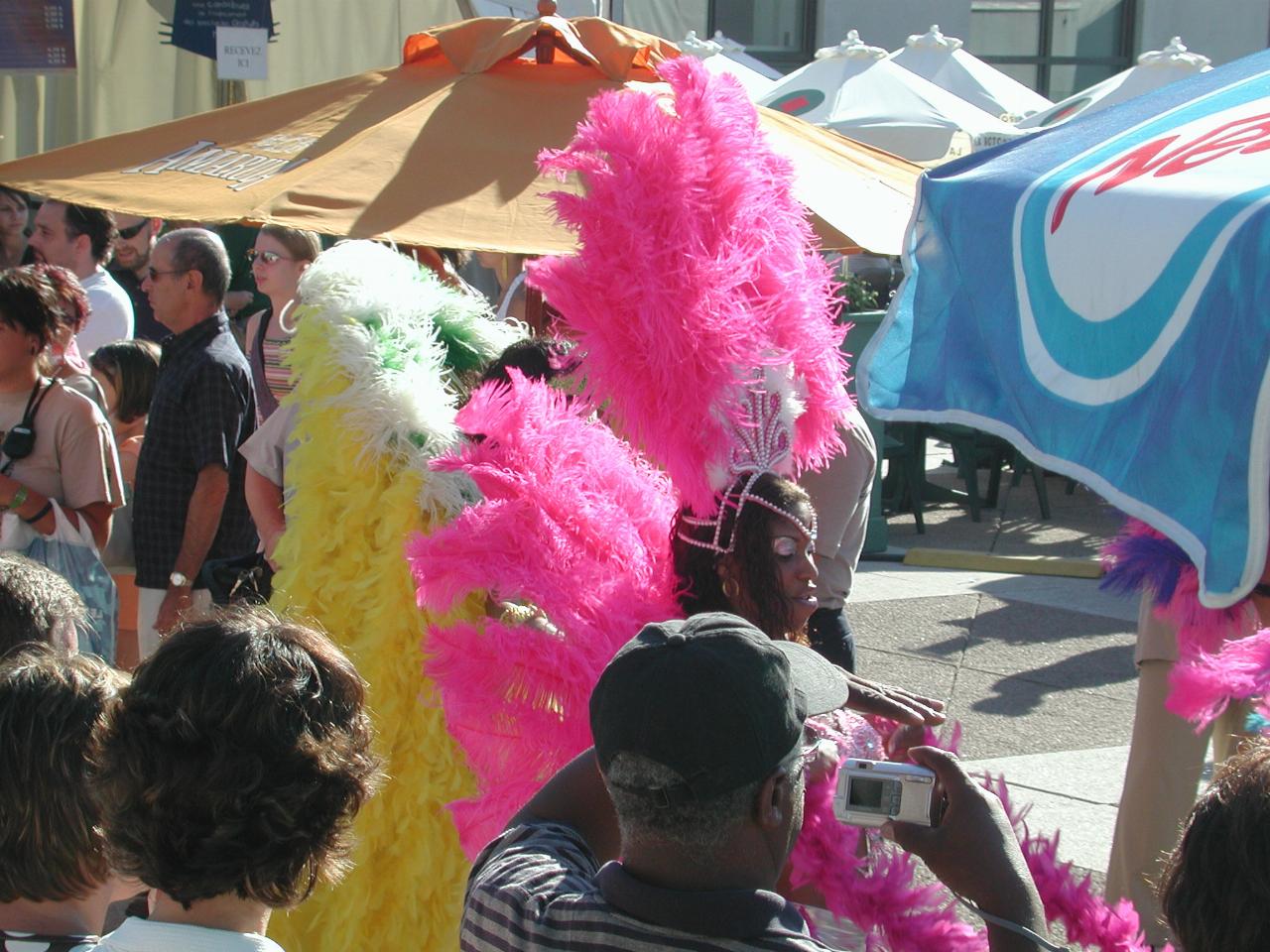 The Festival Parade starting on Rue Sainte Catherine and working through Place des Arts to Boul de Maisonneuve