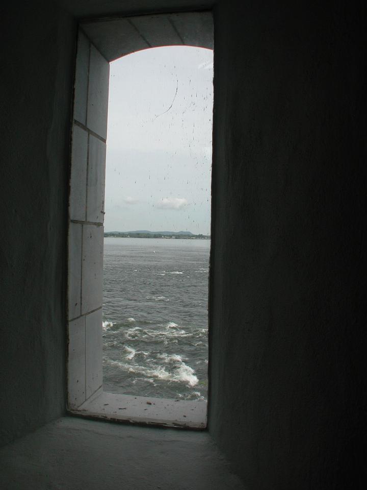 And a view of the river as it passes by the Fort on its way to the St. Lawrence River