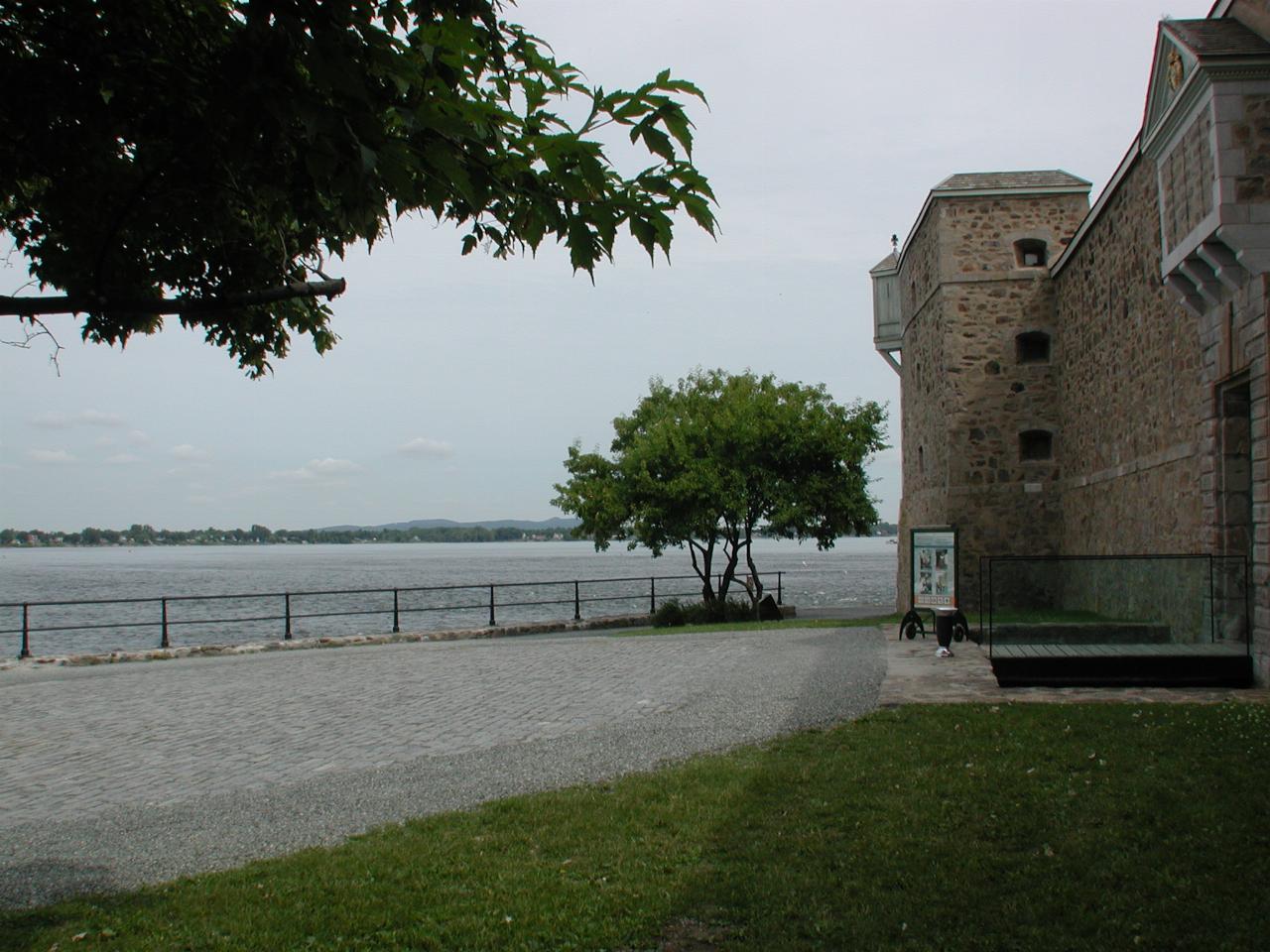 Fort Chambly's view over the river on its way to the St. Lawrence