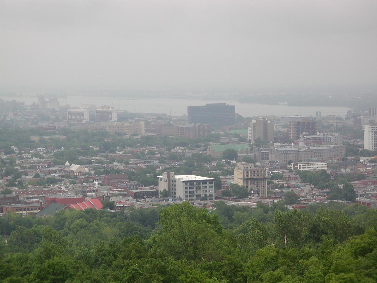 Overview of Montreal from Mont Royal