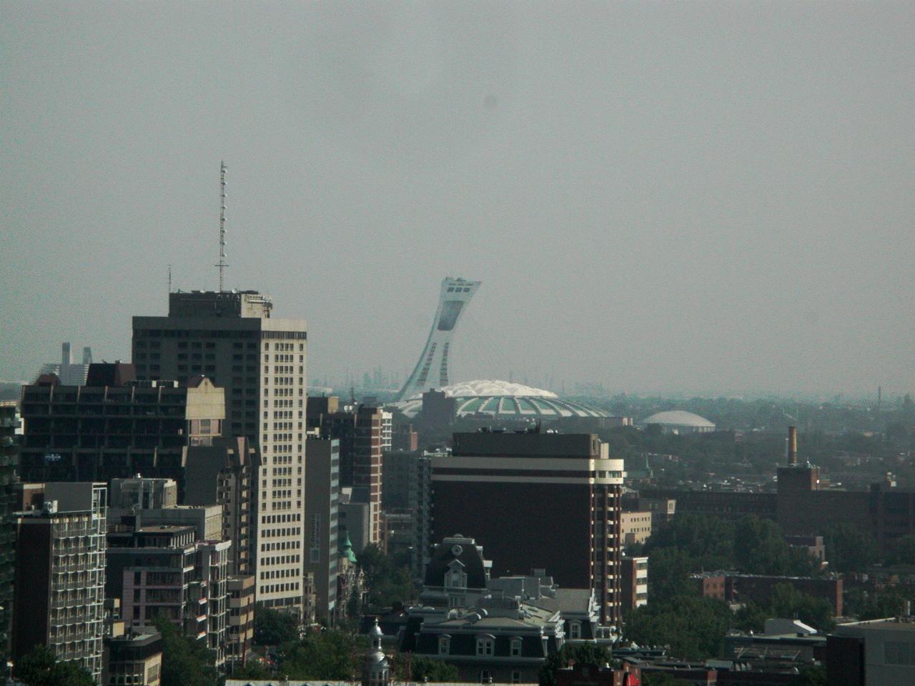 View of Olympic Stadium and its 