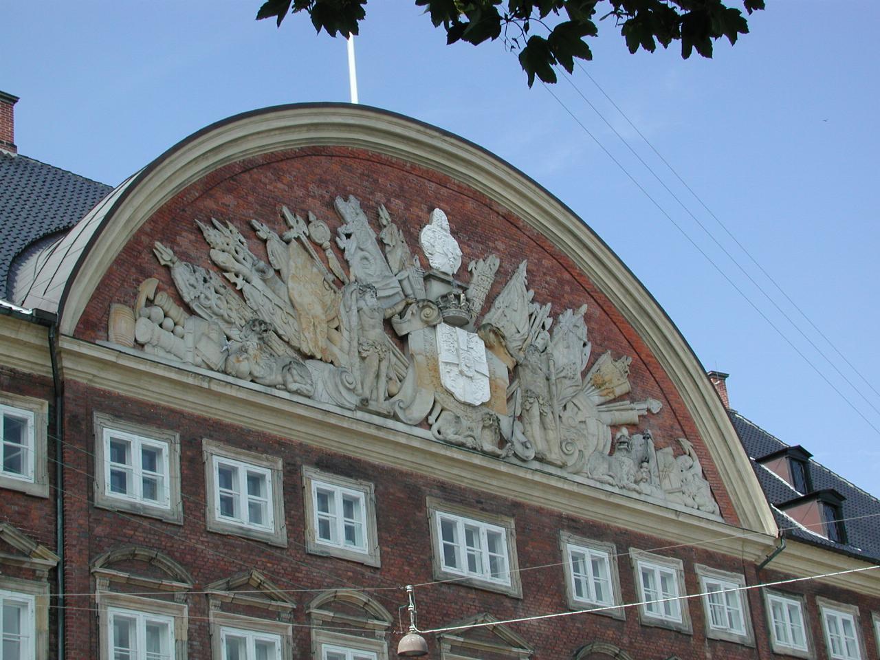 KPLU Viking Jazz: Delightful building decoration on a building adjacent to the Borsen & Christiansborg Slot