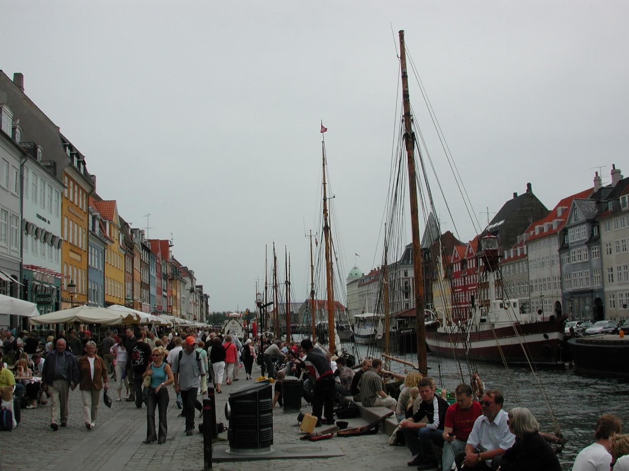 KPLU Viking Jazz: Nyhavn (New Haven) canal, a popular tourist district, 2 blocks from our hotel