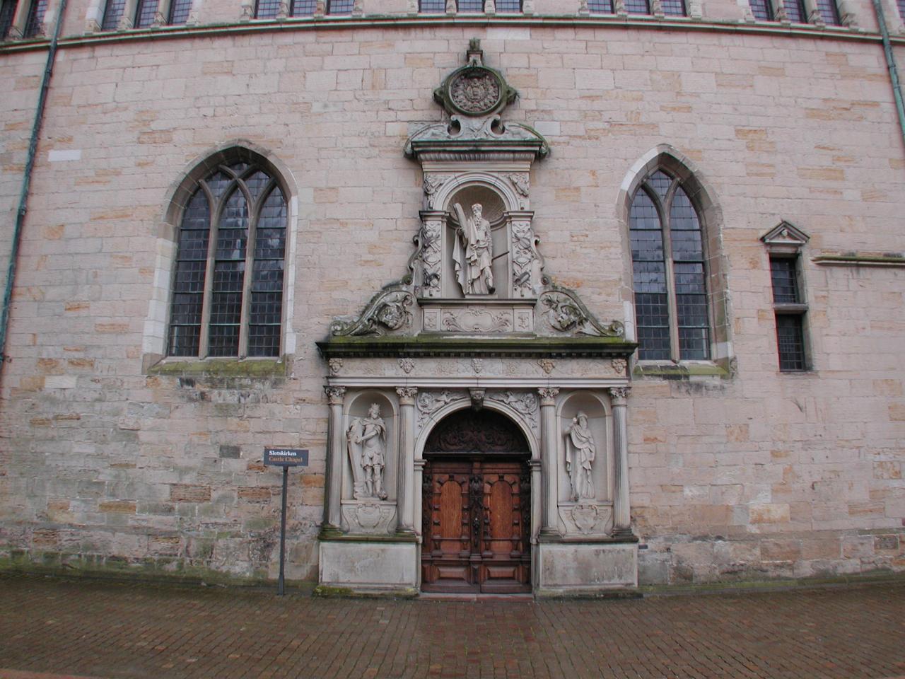 KPLU Viking Jazz: Chapel entrance in Courtyard of Helsingør Slot (Castle)