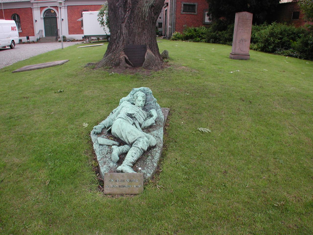 KPLU Viking Jazz: Unusual grave marker in Garnisons Kirke on Sankt Annæ Plads