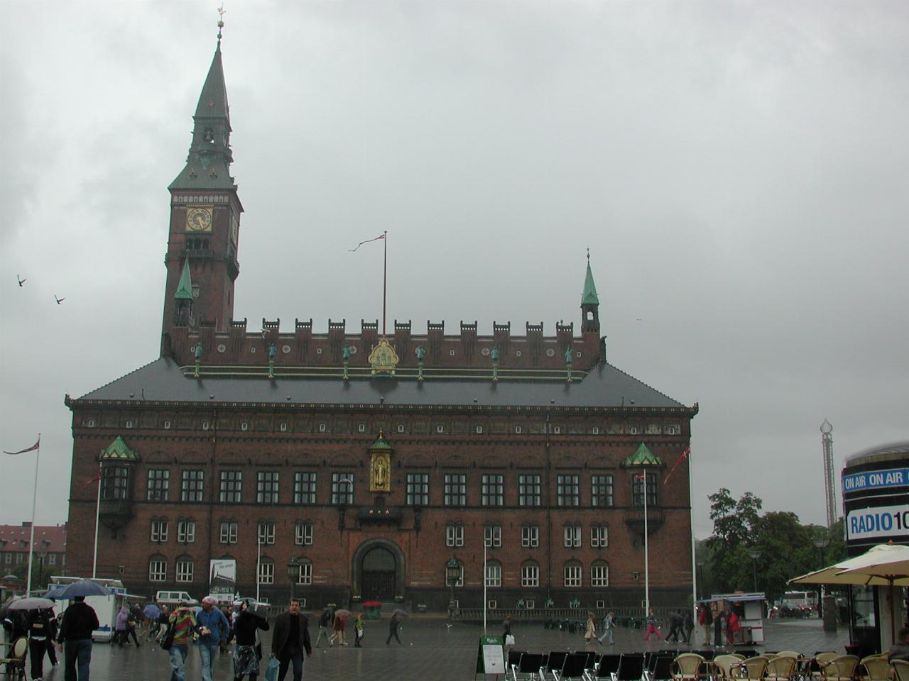 KPLU Viking Jazz: Rådhus, or Town Hall - a dominating building on Rådhuspladsen