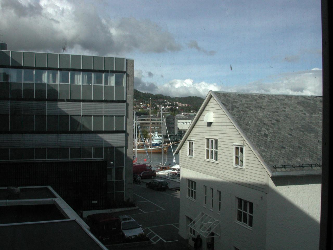 KPLU Viking Jazz: View from my room in the Rainbow Moldefjord Hotel in Molde, Norway.