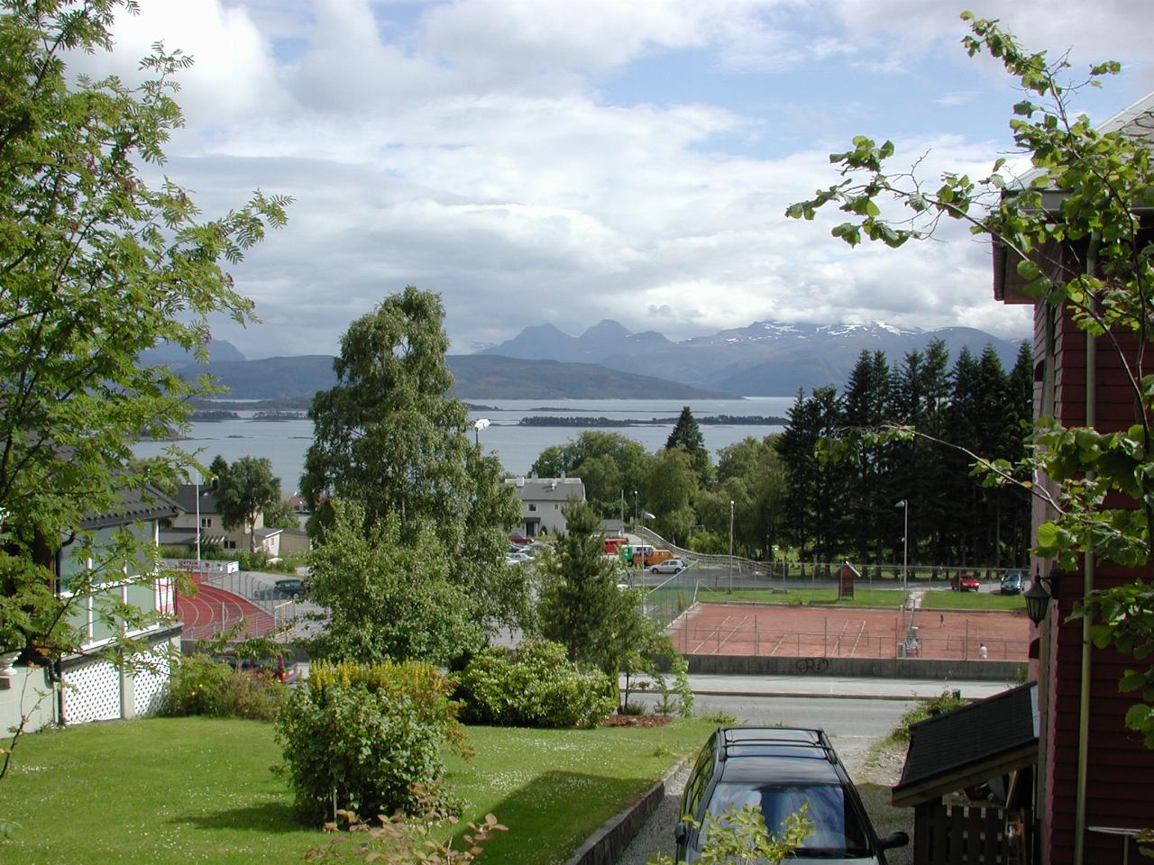 KPLU Viking Jazz: Looking over Molde to the fjord and its islands