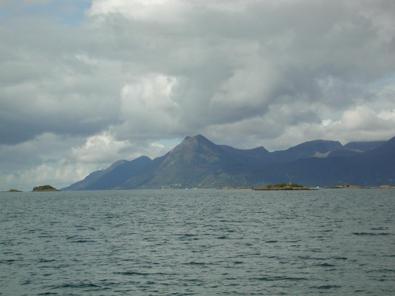 KPLU Viking Jazz: Looking west towards the North Sea from boat taking us to lunch on the island