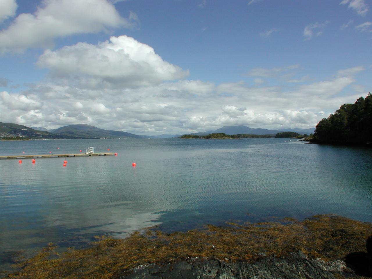 KPLU Viking Jazz: Looking up Fannefjorden from lunch island off Molde